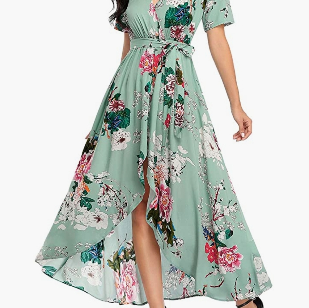 Wrap Hi-Low dress NWT